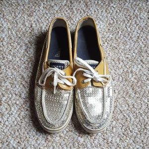 Sperrys
Top-sider Silver Sequin